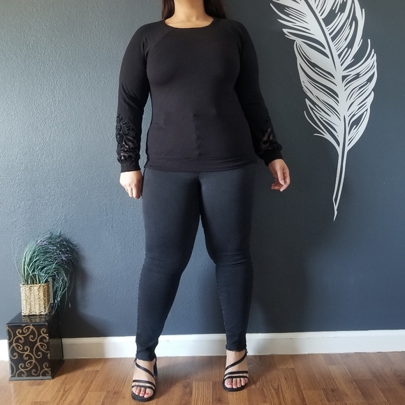 Maurices Black Knit Top - Picture 1 of 5